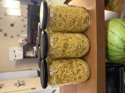 Domácí vlasové nudle do polévky